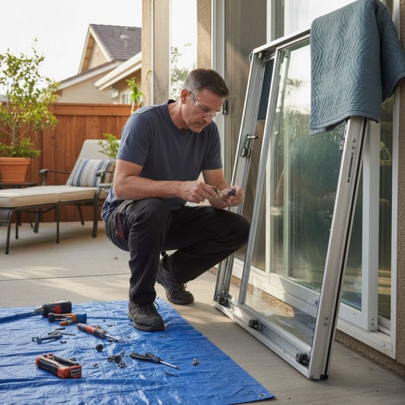 Sliding Door Track Repair in Overland Park, KS