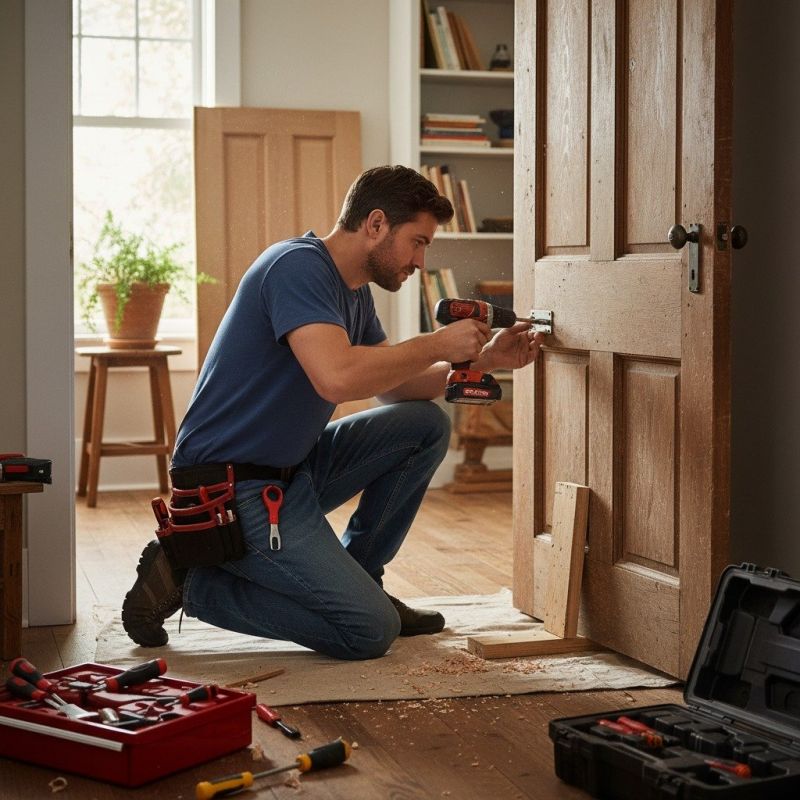 Wood Door Repair in Conroe, TX