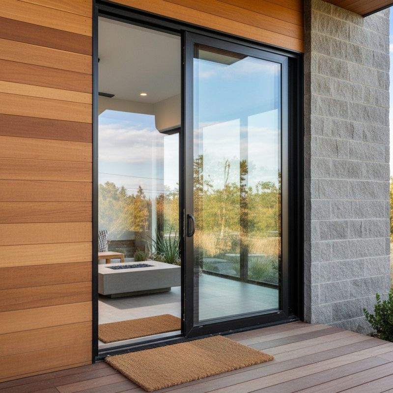 Wood Sliding Door Installation in Wilmington, NC
