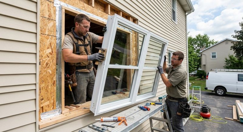 Awning Windows Installation in Portland, ME