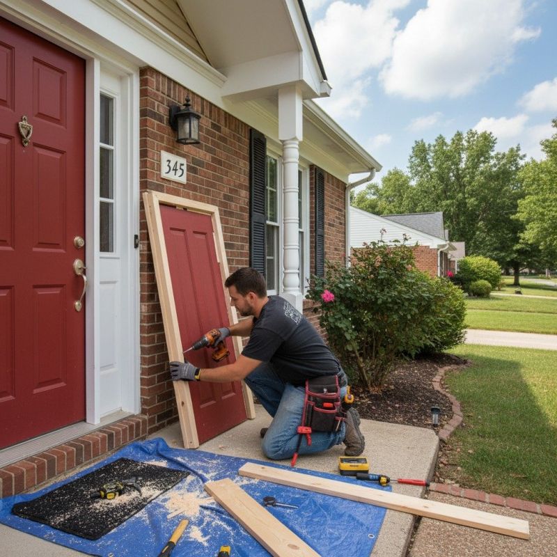 Front Door Repair in Conroe, TX
