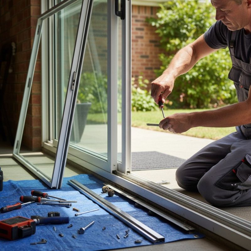 Sliding Door Track Repair in Conroe, TX